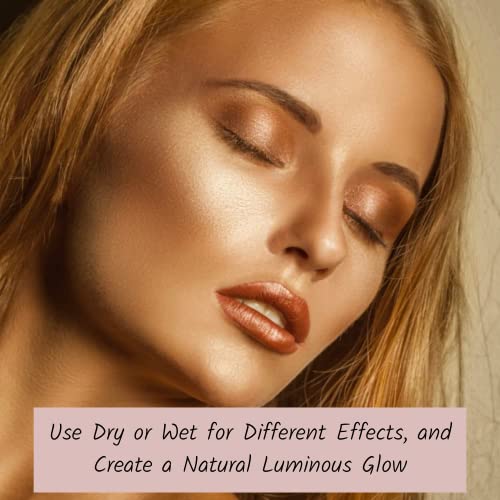 Mynena Yellow Gold Highlighter Makeup Loose Powder Shimmer Pigment For Face And Body | Vegan Paraben-Free Cruelty-Free #TOP1