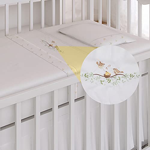 Papi Textil Jogo De Berço Mami Tamanho Americano Contem 03 Peças