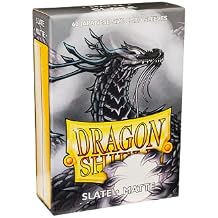 Arcane Tinman Dragon Shield Japanese Size Sleeves Matte Slate 60CT - Card Sleeves Smooth & Tough - Compatible with Pokemon, Yugioh, More TCG, OCG,ART11127