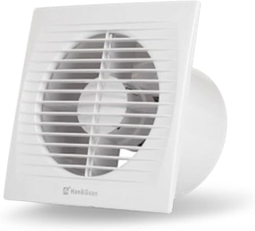 DNYSYSJ Ventilador de ventilación de baño de 6 pulgadas montado en la pared, salida de aire, soplador de inodoro para cocina, baño, sala de estar