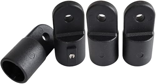4 unids barco bimini accesorios tapa tapa ojo extremo nylon negro par 78 pulgadas barco bimini top