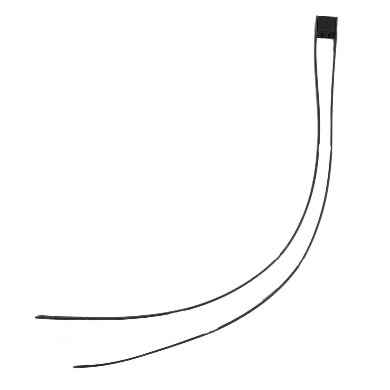 Brida para cables de nailon, sujeción autoblocante, bridas para cables con cremallera resistentes al desgaste para equipos deportivos al aire con 3 anillos colgantes, 3 uds. (negro)
