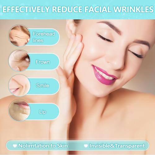 image for LadPemo Wrinkle Patches for Face Overnight, 208 PCS Face Wrinkle Patch