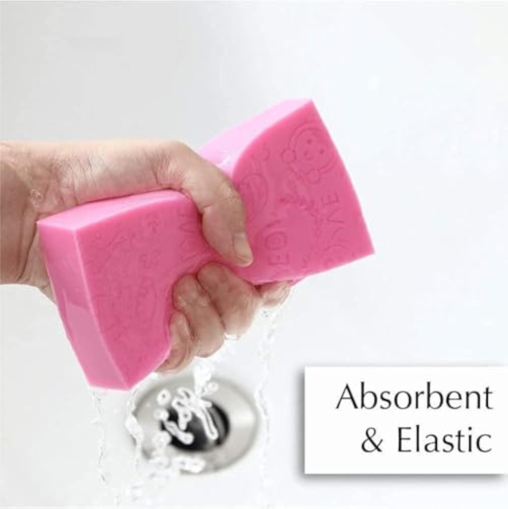 Exfoliating Sponge for Shower and Spa, Gentle Dead Skin Remover