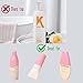 PUTOTE 8 Pcs Pink Leak Proofing Toiletry Skins for Travel, Reusable Silione Accessory Elastic Sleeve for Leak Proofing (pink)