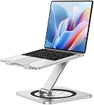 Zewwen Laptop Stand for Desk, Ergonomic Adjustable Foldable Computer Stand with Heat-Vent, Aluminium Alloy Laptop Riser Compatible with MacBook Air, Pro, Dell XPS, Samsung, 10”-16"
