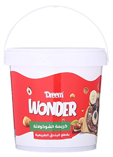كريمة شوكولاتة بقطع البندق الطبيعية من دريم، 900 جرام