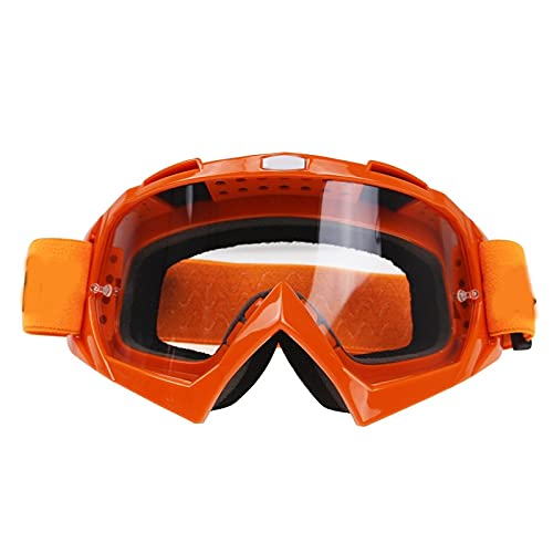 VTT DH MTB Dirt Vélos Verres Professionnel Moto Cross Gunggle Off Road Glass Vêtements de course Équipement de course pour Croix moto Outdododor (Color : Clear)