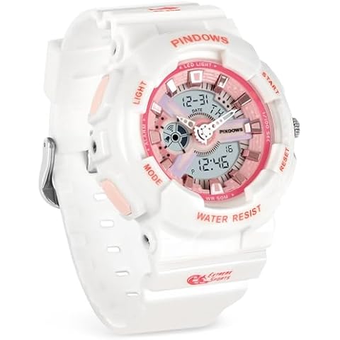 PINIDOUS Waterproof Digital Sports Watch for Women Cover