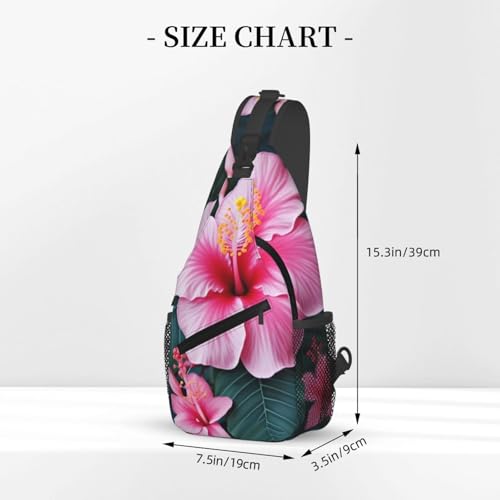 Maletín cruzado para hombre con diseño floral miniatura 3