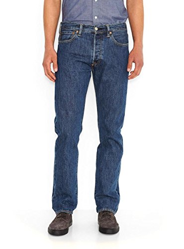 Levi's 501 Original Fit, Jeans Uomo, Stonewash, 34W / 32L