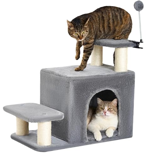 Happi N Pets Dog Stairs with Cat Scratching Post &