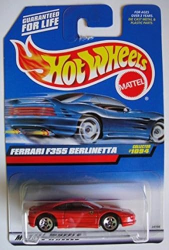 HOT WHEEL RED FERRARI F355 BERLINETTA #1094 5 SPOKE