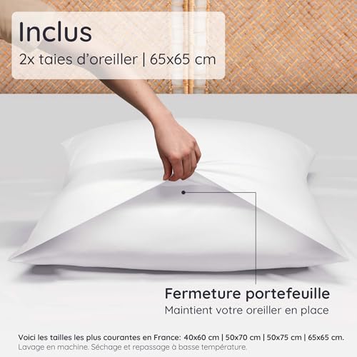 Drap en bambou frais et respirant Bambaw pour des nuits d'été fraîches