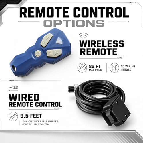 Winche eléctrico 5500 lbs para ATV UTV 12V con cuerda sintética miniatura 2