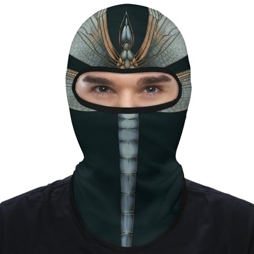 Máscara facial Dragonfly para hombre y mujer, protección solar, transpirable, cubre todo el rostro para senderismo, ciclismo, running, conducción miniatura 1