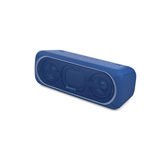 Sony SRSXB40L.EU8 kraftfull bärbar trådlös högtalare med extra bas och belysning – blå