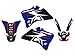 Blackbird adesivi spoilers + parafanghi Yamaha Yz 125 1996-2001 / Yamaha Yz 250 1996-2001 /