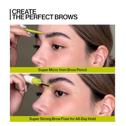 UNLEASHIA Shaper Pomade Eyebrow Fixer - Augenbrauen Gel zum Definieren und Fixieren - mit Augenbrauen Bürste - langer Halt - pflegende Inhaltsstoffe - Augenbrauen Gel transparent