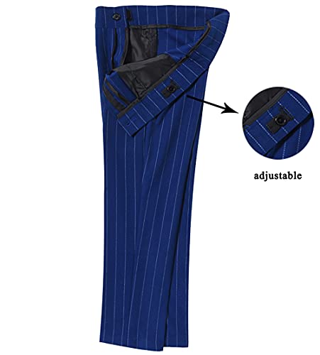 Plsily Suits For Boy Slim Fit Formal Blue Stripe Boys Suit Size 2 #TOP4