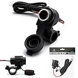 prise male allume cigare moto bmw Double Port d’Alimentation Moto : Combine une prise allume-cigare 12V et un chargeur usb moto 3,3A pour alimenter GPS téléphone caméra et appareils usb moto pendant la conduite