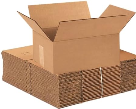 25 Pack 12 x 9 x 5 Corrugated Cardboard Boxes For Packing, Shipping, or Moving