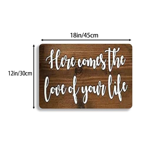 Rustic Wood Art - Wooden Love of Your Life Wedding Sign - Ring Bearer - Cafe Pub Decor