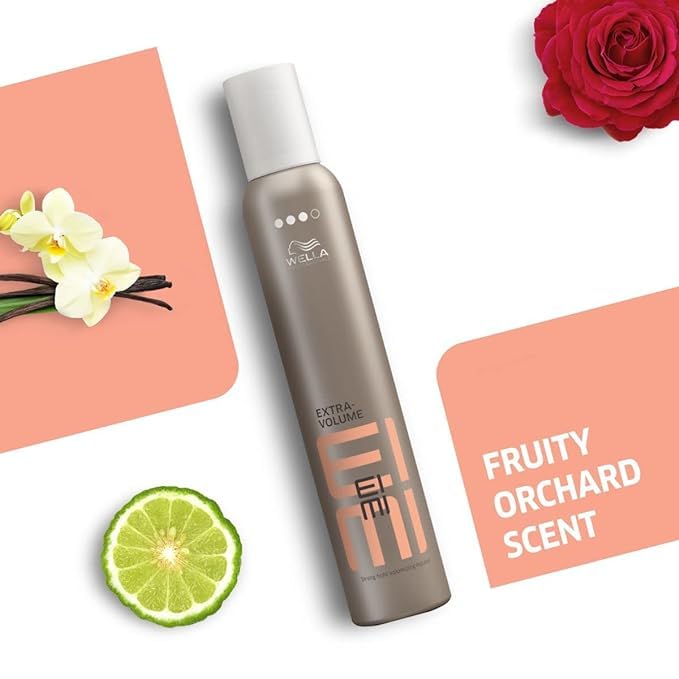 Miniatura 3 de EIMI Extra Volume Strong Hold Volumizing Hair Mousse  10.1 fl oz  Volumizador de cabello con protección térmica y brillo