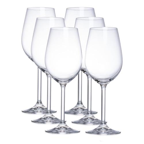 Taças Para Vinho Branco Bohemia Transparente
