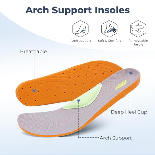 Image of Womens Arch Support Walking Shoes Plantar Fasciitis Orthotic Sneakers for Foot Pain Relief US Size 6-11