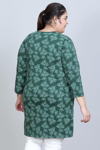 Image of RYSH Women's Plus Size Printed Longline Tops | Printed longline tops in multiple colours and plus sizes