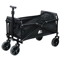 新品・未使用！！折りたたみアウトドアワゴン 黒 アウトドアワゴン(ヘザーブラック)の通販｜キャンプ用品の