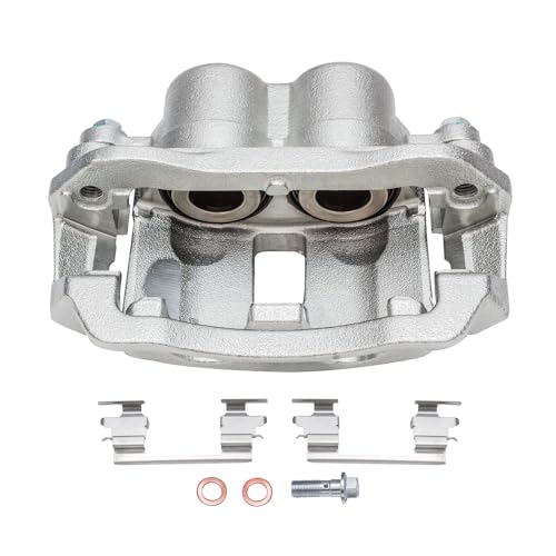 Image of Detroit Axle - Rear Right Brake Caliper for 2003-2020 Chevrolet Express 2500 3500 GMC Savana 2500 3500 Passenger Side Disc Brake Caliper w /Bracket Replacement