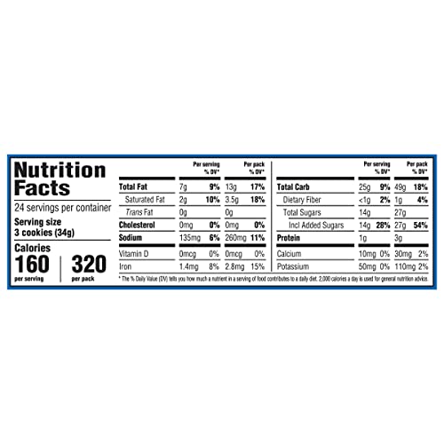 Oreo Chocolate Sandwich Cookies, School Lunch Box Snacks, 2.4 Ounce (Pack Of 12) #TOP5