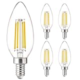 winsaLED 4000K Cool White LED Candelabra Bulbs 40W Equivalent, B11 4W LED Light Bulbs for Chandelier, 90 CRI, 450LM, E12 Base, Non-Dimmable, 4 Pack