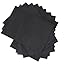 Ten sheets: dark black