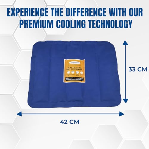 Image of Cold Chair Cooling Cushion, Use for While Working,Study,Car Driving, Lower Pain, Body Pain Multipurpose Use Cooling Packs Pads
