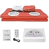 Infrarood Sauna Deken, Draagbare Verwarming 2-Zone Sauna Deken met 50 Stuks Bad Tas (43in * 82.6in), voor Thuis Detox…