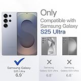 JETech Magnetic Case for Samsung Galaxy S25 Ultra 5G, Compatible with MagSafe, Translucent Matte Back Shockproof Phone Cover (Titanium Silverblue) - Image 2