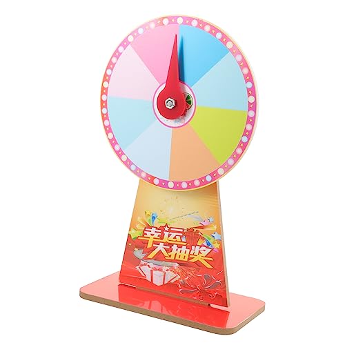 Gogogmee Sport and Entertainment Carnival Roulette Wheel 1 Set Plastic Party Game Wheel Random Style