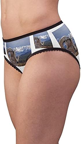 Bighorn Sheep Panties, Bighorn Sheep Underwear, Briefs, Cotton Briefs, Funny Underwear, Panties For Women