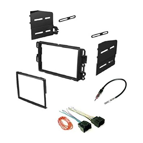 ASC Audio Double Din Radio Dash Kit, Wire Harness, Antenna Adapter Combo for Buick, Chevrolet, GMC, Pontiac, Saturn, Select 2007-2014 Vehicles Cover