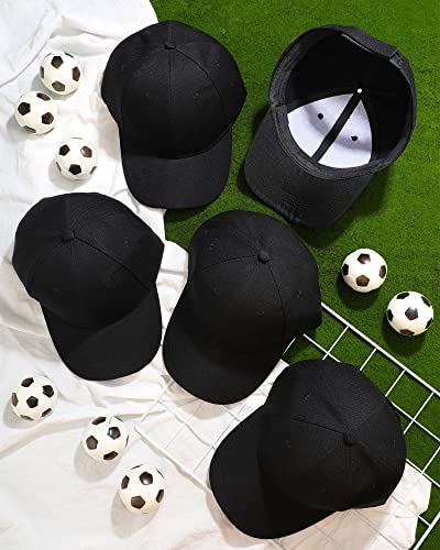 Image of Foaincore 36 Pack Blank Baseball Cap Bulk Adjustable Back Strap Sublimation Hats Plain Unisex Trucker Hat for Men Women