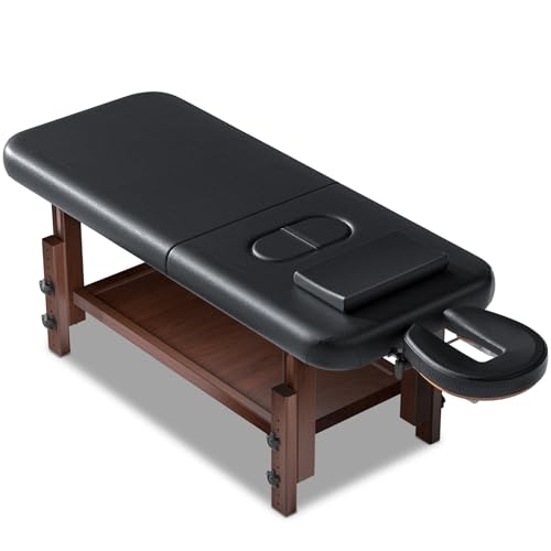 MAPONEEN Stationary Massage Table with...