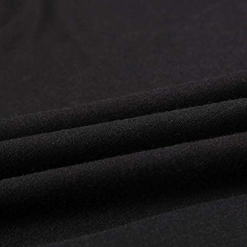 Girls Casual Tunic Tops Kids Twists Knot Front Button Long Sleeve Round Neck Loose Pullover Blouse T-Shirt Tee(Black,8-9 Years)3