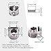 GOOFIT Performance Big Bore Cylinder Kit GY6 80cc 47mm for 139QMB ATV Scooter Moped Go Kart