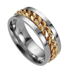 Kettingschakel Bieropener Voor Heren, Rapper Titanium Stalen Ring, Coole Heren Ring Voor Koppels, Unieke Huishoudelijke…