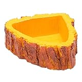 Frcolor 爬虫類用レジン製食盆 滑らかな表面で トカゲ カメ適用 餌の逃げ防止 ペット用品 爬虫類飼育に