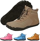 Vindra Flex Barefoot Winter Boots for Women Men– Non-Slip, Wide Toe Box, Minimalist Walking Shoes for Natural Healthy Foot Posture