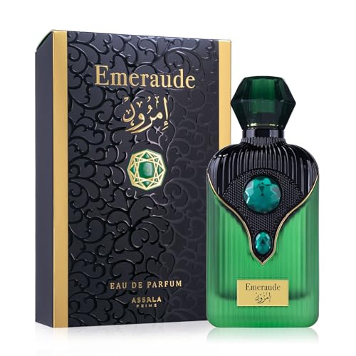 Assala Prime EMERAUDE Eau De Parfum 3.4FL / 100MLUnisex - Citrus Gourmand Floral - Sophisticated long lasting affordable fragrance for men and women
